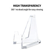 12pcs L Acrylic Clear Stand for Trading Card PSA Pokemon Card Holders Stand V201-W13177952