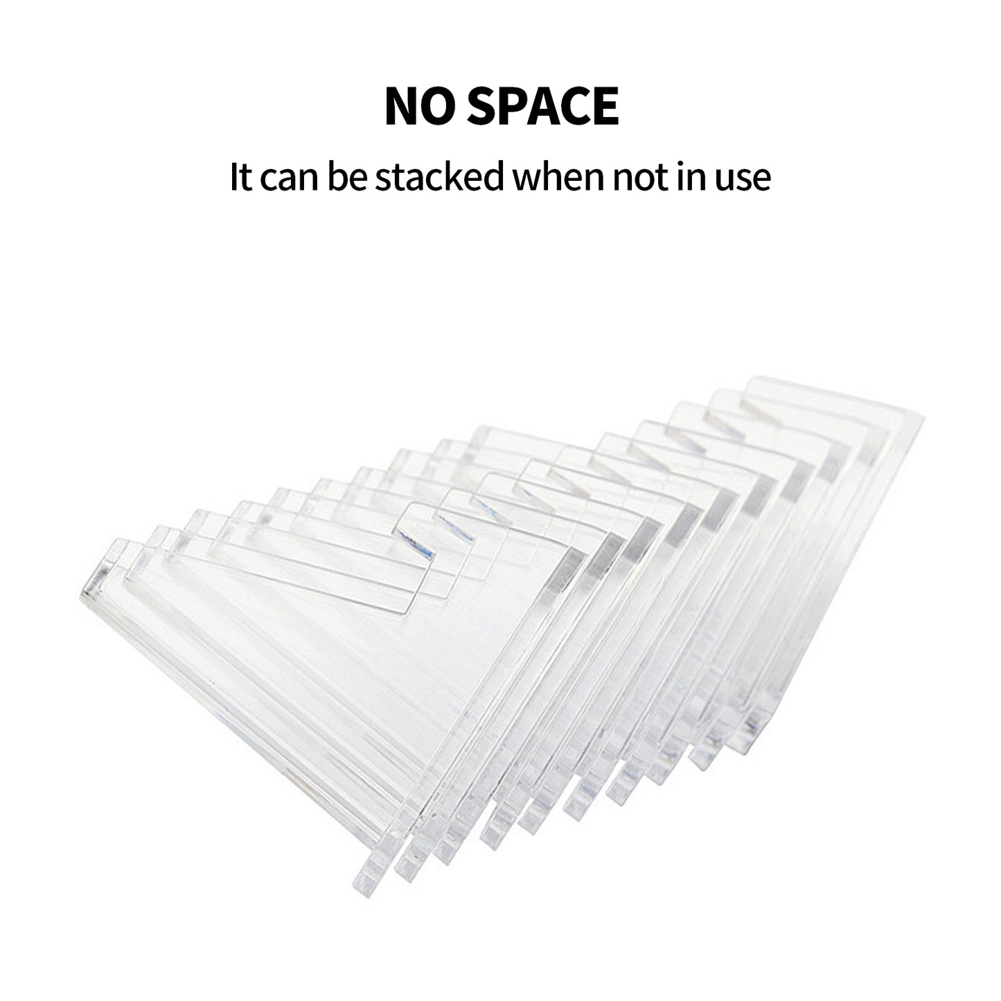 12pcs L Acrylic Clear Stand for Trading Card PSA Pokemon Card Holders Stand V201-W13177952