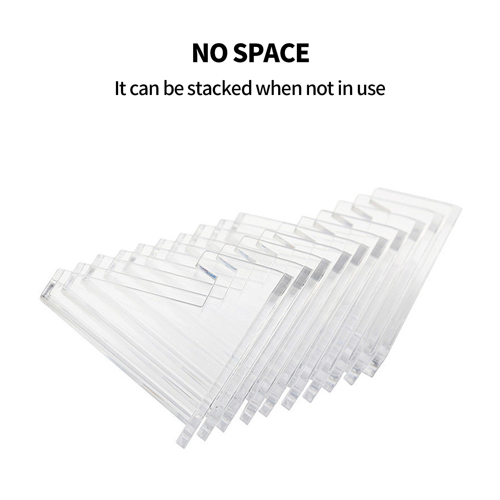 12pcs L Acrylic Clear Stand for Trading Card PSA Pokemon Card Holders Stand V201-W13177952