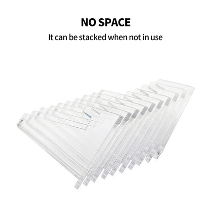 12pcs L Acrylic Clear Stand for Trading Card PSA Pokemon Card Holders Stand V201-W13177952