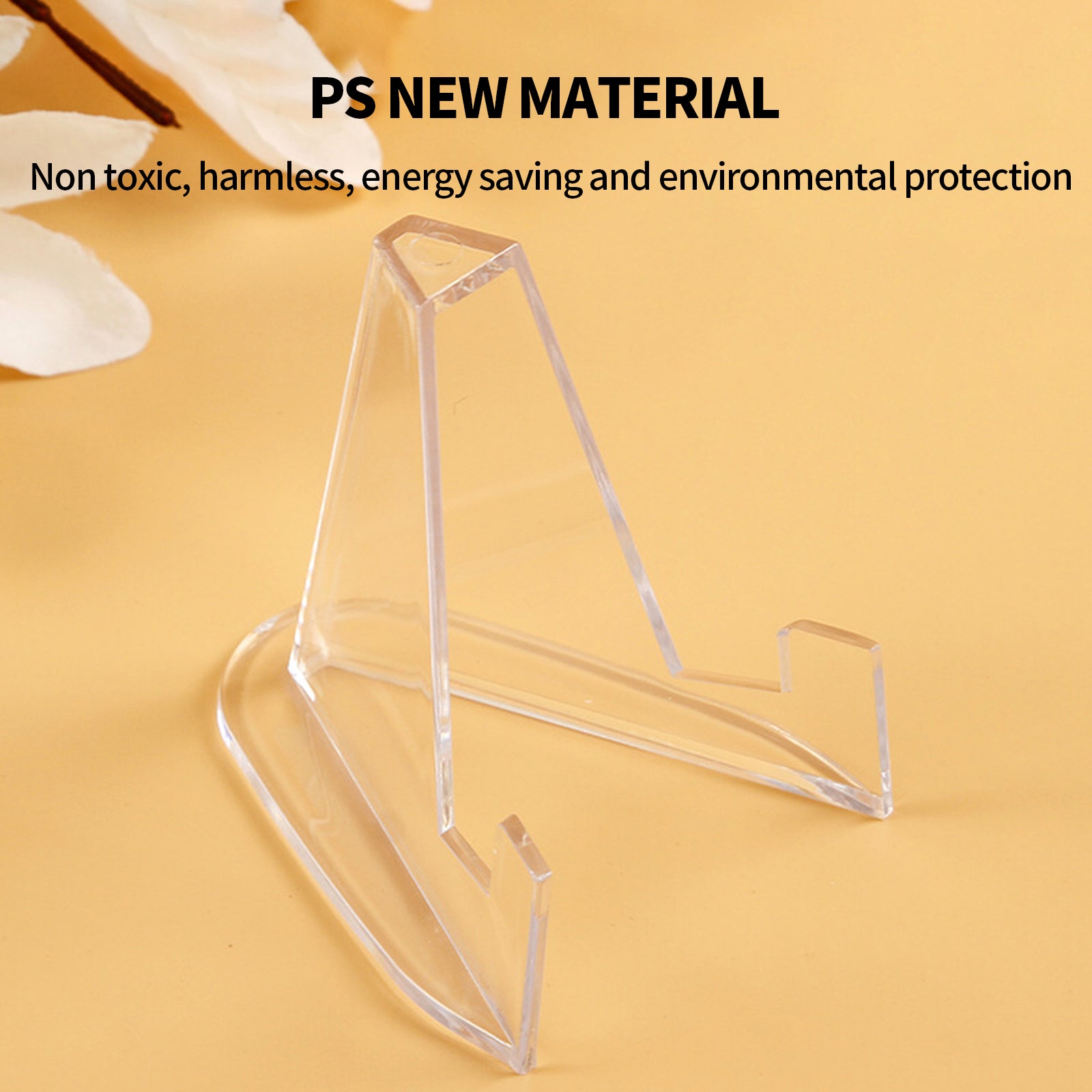 12pcs L Acrylic Clear Stand for Trading Card PSA Pokemon Card Holders Stand V201-W13177952