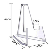12pcs L Acrylic Clear Stand for Trading Card PSA Pokemon Card Holders Stand V201-W13177952