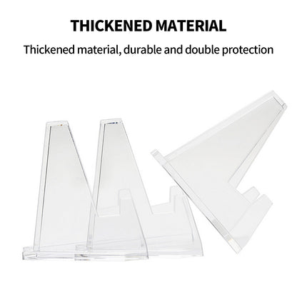 12pcs L Acrylic Clear Stand for Trading Card PSA Pokemon Card Holders Stand V201-W13177952