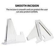 12pcs L Acrylic Clear Stand for Trading Card PSA Pokemon Card Holders Stand V201-W13177952