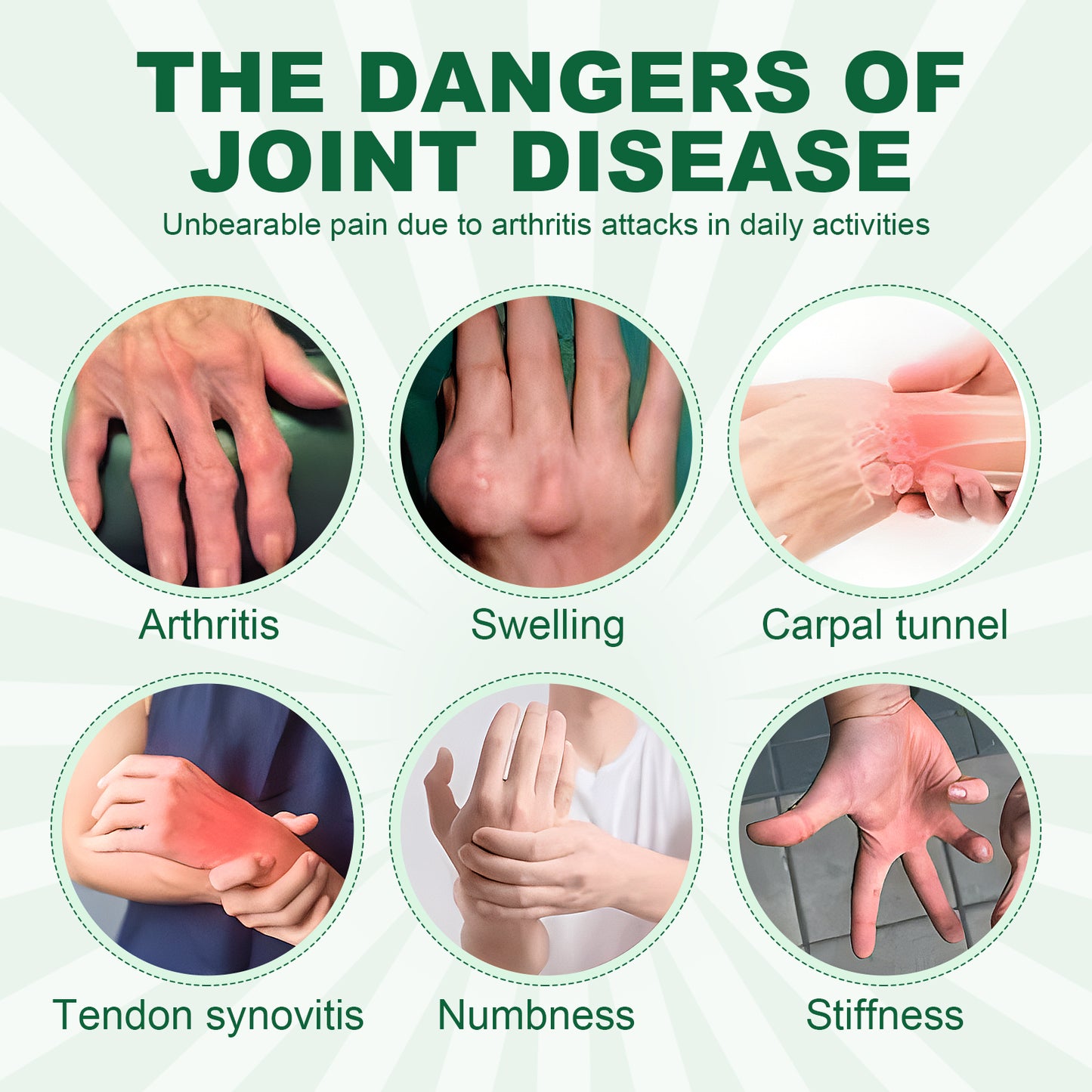 Houkea Joint Care Gloves Relieve Thumb Stiffness And Finger Joint Soreness And Swelling Discomfort Care Gloves V201-W13178443