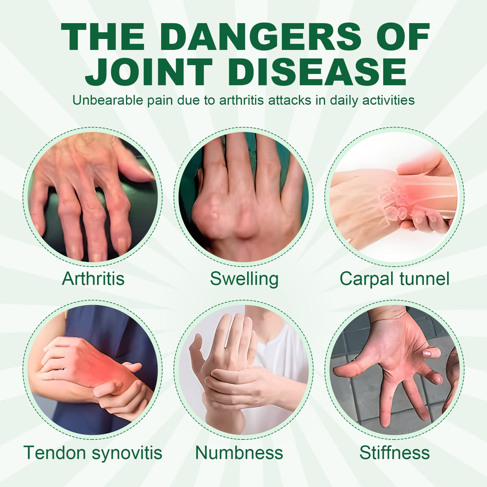 Houkea Joint Care Gloves Relieve Thumb Stiffness And Finger Joint Soreness And Swelling Discomfort Care Gloves V201-W13178443