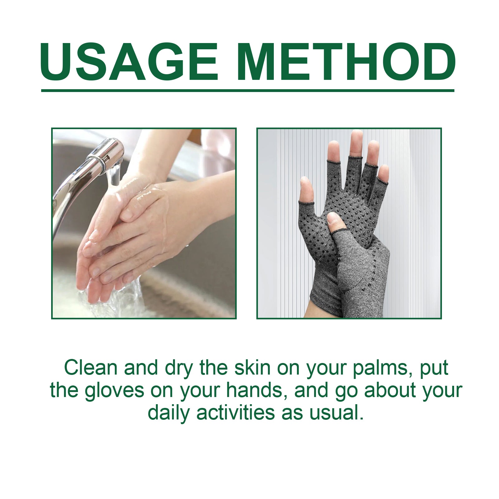 Houkea Joint Care Gloves Relieve Thumb Stiffness And Finger Joint Soreness And Swelling Discomfort Care Gloves V201-W13178443