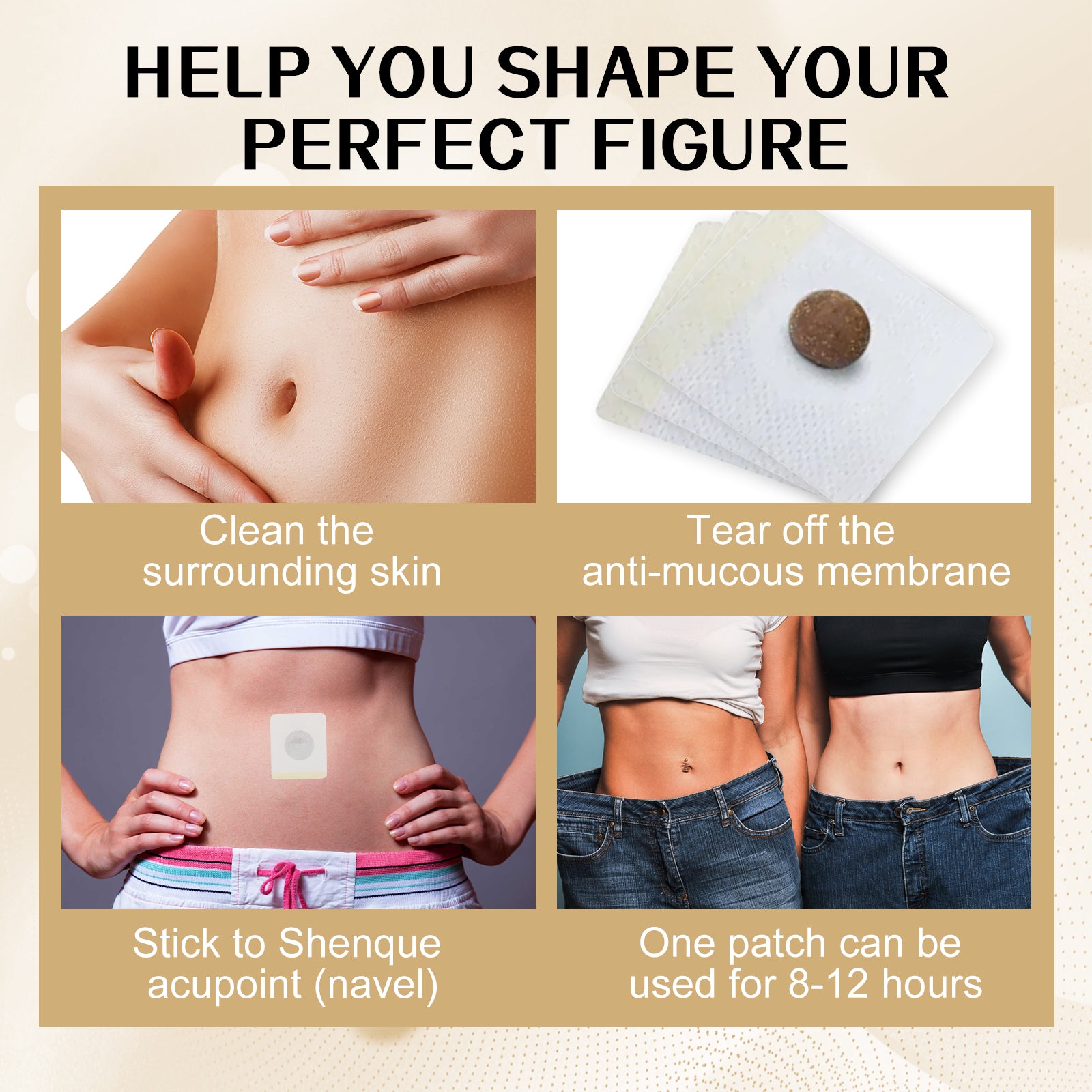 Lazy Belly Button Stick Firming Thigh Muscles Body Skin Belly Belly Slimming Stick V201-W13188440