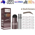 Eyebrow Print Mold Thrush, Lazy Eyebrows Fill Makeup Eyebrow Cake Waterproof Hairline Powder V201-W13194247