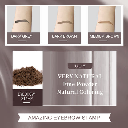 Eyebrow Print Mold Thrush, Lazy Eyebrows Fill Makeup Eyebrow Cake Waterproof Hairline Powder V201-W13194247