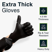 6g Flexible Disposable Nitrile Gloves For Mechanic Work Food Prepa 100pcs M V201-W13213932