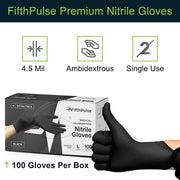 6g Flexible Disposable Nitrile Gloves For Mechanic Work Food Prepa 100pcs M V201-W13213932