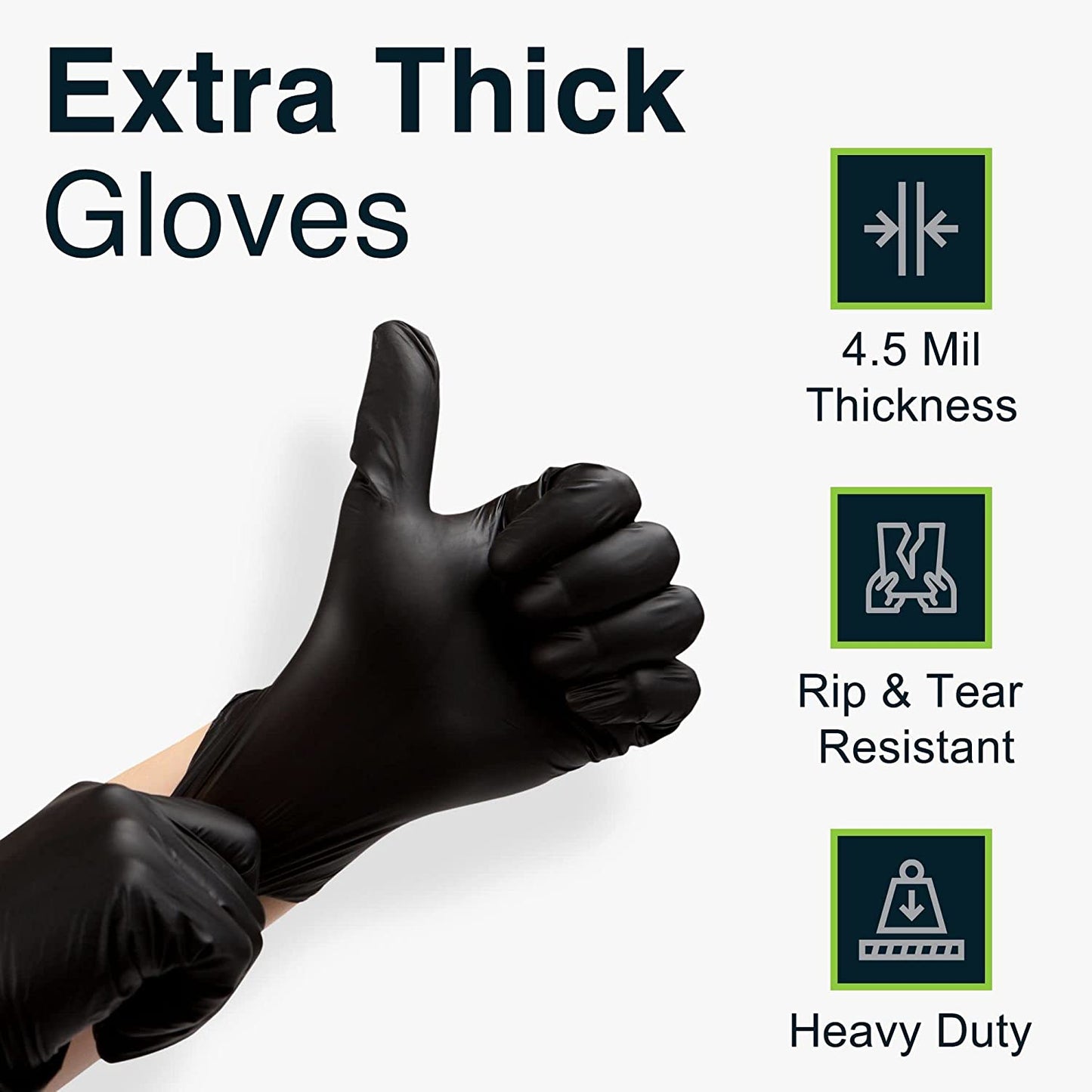 6g Flexible Disposable Nitrile Gloves For Mechanic Work Food Prepa 100pcs XL V201-W13213936