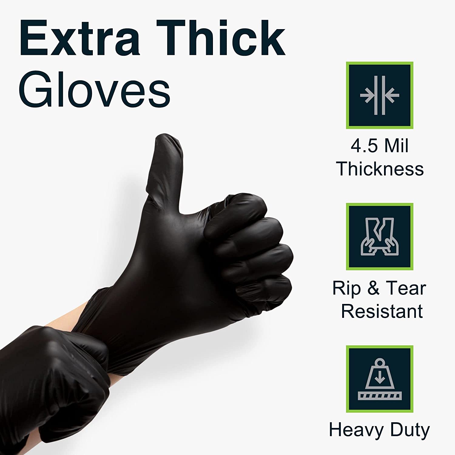 6g Flexible Disposable Nitrile Gloves For Mechanic Work Food Prepa 100pcs XL V201-W13213936