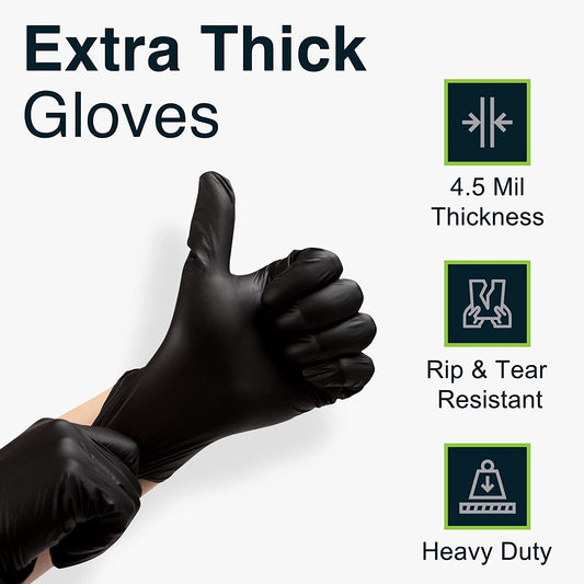 6g Flexible Disposable Nitrile Gloves For Mechanic Work Food Prepa 100pcs XL V201-W13213936
