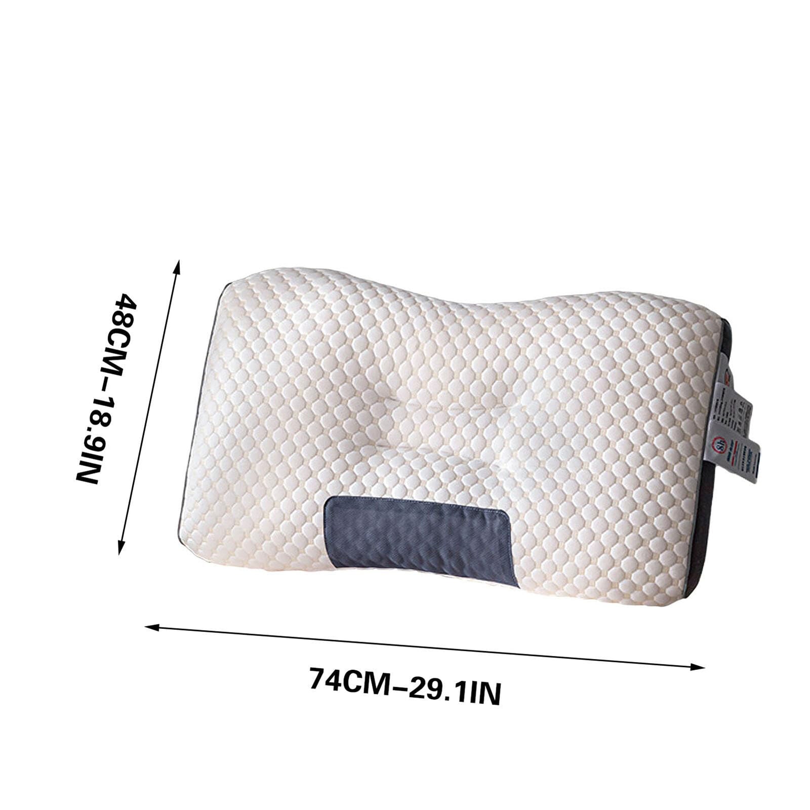 2 pcs Pain Relief Ergonomic Pillow Adjustable Contour Orthopedic Cervical Bed Pillow V201-W13213944