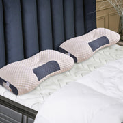2 pcs Pain Relief Ergonomic Pillow Adjustable Contour Orthopedic Cervical Bed Pillow V201-W13213944