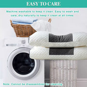2 pcs Pain Relief Ergonomic Pillow Adjustable Contour Orthopedic Cervical Bed Pillow V201-W13213944