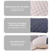 2 pcs Pain Relief Ergonomic Pillow Adjustable Contour Orthopedic Cervical Bed Pillow V201-W13213944