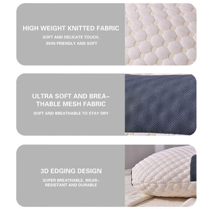 2 pcs Pain Relief Ergonomic Pillow Adjustable Contour Orthopedic Cervical Bed Pillow V201-W13213944