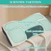 2 pcs Pain Relief Ergonomic Pillow Adjustable Contour Orthopedic Cervical Bed Pillow V201-W13213944