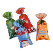 50 PCS Christmas Gift Bags with Assorted Christmas Prints for Xmas Gift Bags V201-W13240426