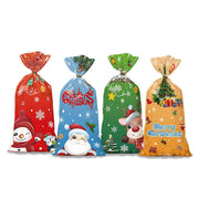 50 PCS Christmas Gift Bags with Assorted Christmas Prints for Xmas Gift Bags V201-W13240426