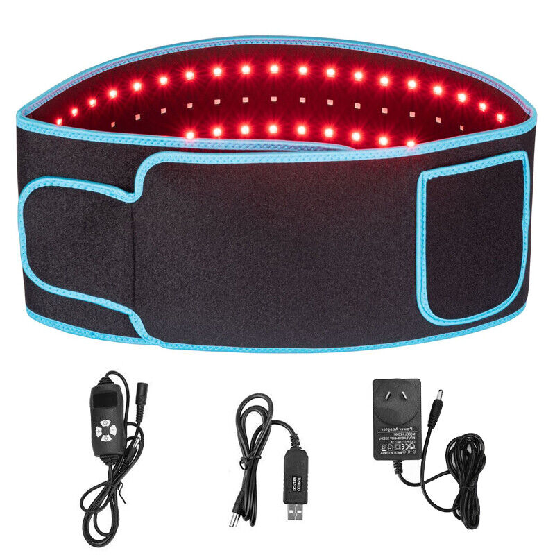 660nm Red & 850nm Near Infrared Light Therapy Heated Wrist Belt Pad Pain Relief V201-W13248965