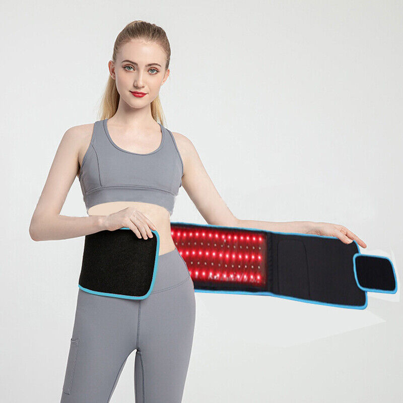 660nm Red & 850nm Near Infrared Light Therapy Heated Wrist Belt Pad Pain Relief V201-W13248965