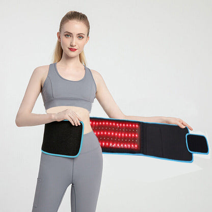660nm Red & 850nm Near Infrared Light Therapy Heated Wrist Belt Pad Pain Relief V201-W13248965
