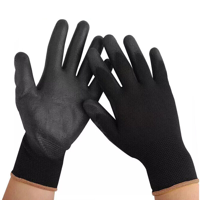 24PCS Antistatic Nylon Gloves Work Safety Working Mechanic Gloves Garden Builder V201-W13250097