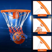 45CM Basketball Ring Hoop Net Wall Mounted Outdoor Hanging Basket ProfessionalAU V201-W13250111