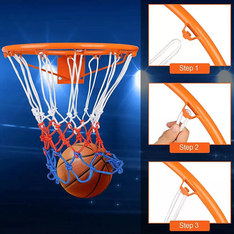 45CM Basketball Ring Hoop Net Wall Mounted Outdoor Hanging Basket ProfessionalAU V201-W13250111