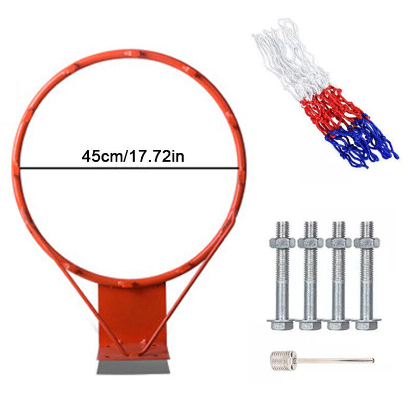 45CM Basketball Ring Hoop Net Wall Mounted Outdoor Hanging Basket ProfessionalAU V201-W13250111