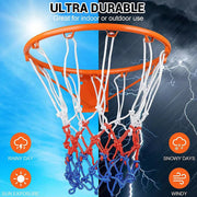 45CM Basketball Ring Hoop Net Wall Mounted Outdoor Hanging Basket ProfessionalAU V201-W13250111