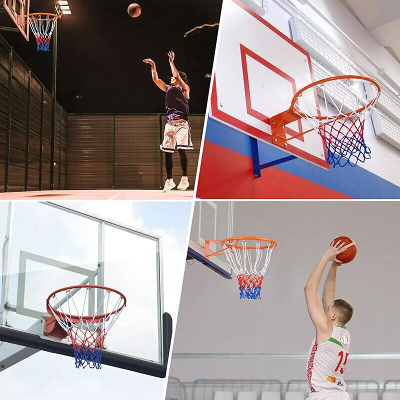 45CM Basketball Ring Hoop Net Wall Mounted Outdoor Hanging Basket ProfessionalAU V201-W13250111
