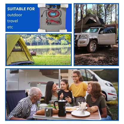 160W 160Watt Folding Solar Panel Blanket Mat Flexible Mono Power Camping RV USB 12V V201-W13272356