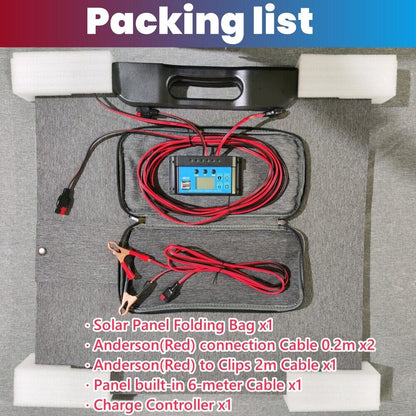 160W 160Watt Folding Solar Panel Blanket Mat Flexible Mono Power Camping RV USB 12V V201-W13272356