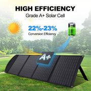 160W 160Watt Folding Solar Panel Blanket Mat Flexible Mono Power Camping RV USB 12V V201-W13272356