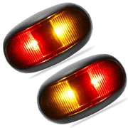 10X LED Clearance Lights Amber Red Side Marker Lamp Truck Trailer Caravan 12-24V V201-W13281975