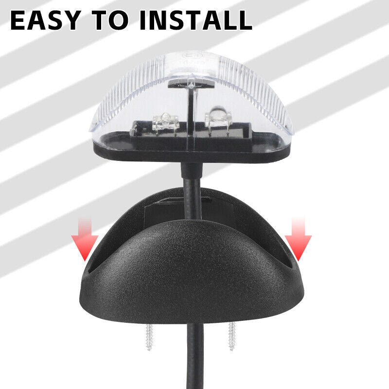 10X LED Clearance Lights Amber Red Side Marker Lamp Truck Trailer Caravan 12-24V V201-W13281975