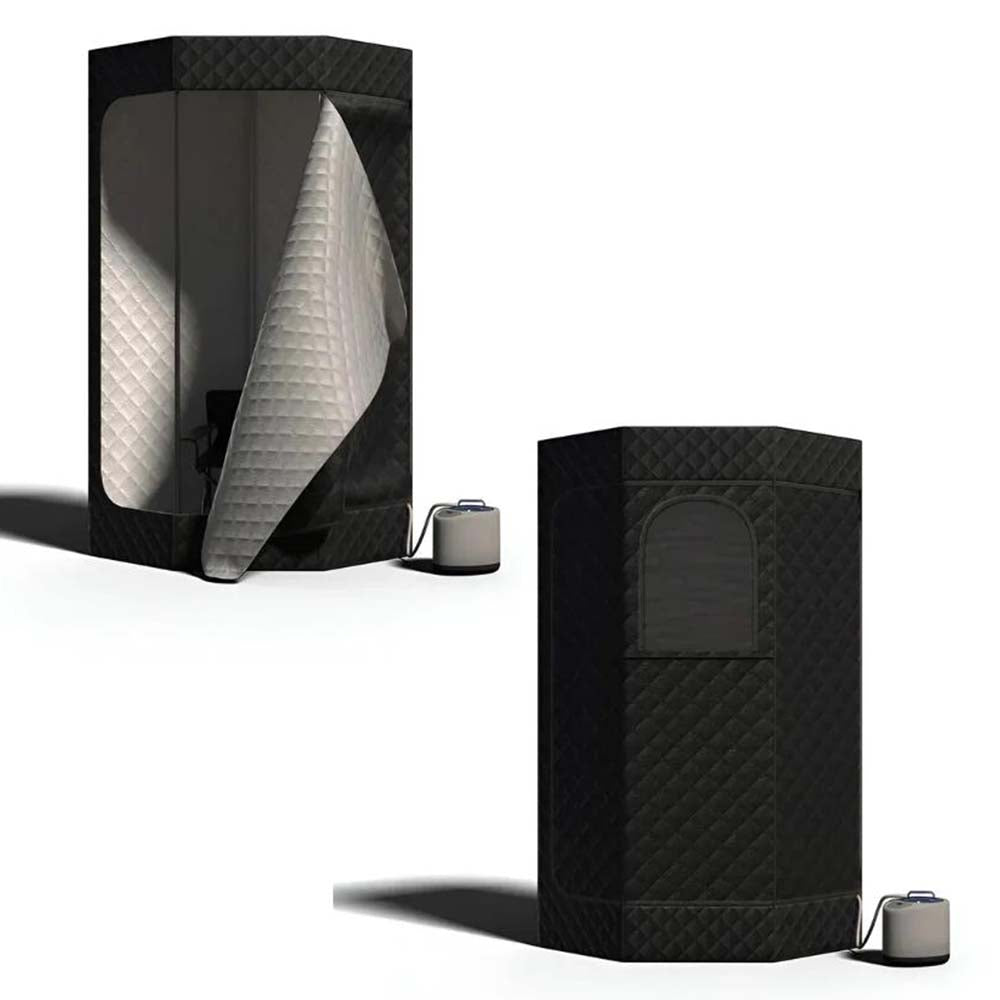 Home Portable Steam Sauna Tent w/Remote Control Foldable Chair Loss Weight AU V201-W13284747