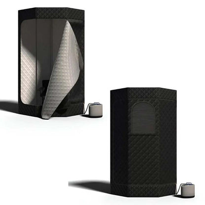 Home Portable Steam Sauna Tent w/Remote Control Foldable Chair Loss Weight AU V201-W13284747