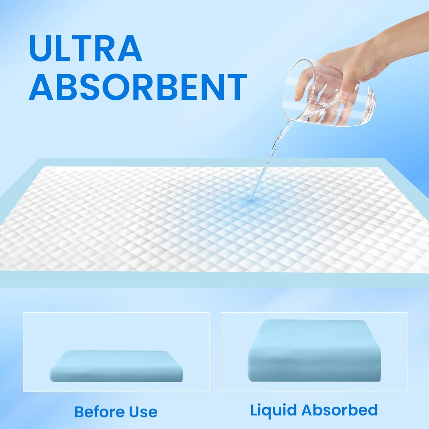 50pcs Pet Training Pads Puppy Toilet Dog Pee Indoor 60x90cm Super Absorbent V201-W13289787