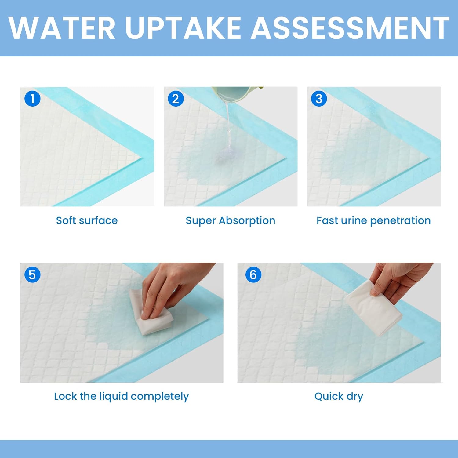 50pcs Pet Training Pads Puppy Toilet Dog Pee Indoor 60x90cm Super Absorbent V201-W13289787