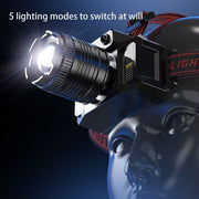 900000LM LED Headlamp Rechargeable Headlight Zoomable Head Torch Lamp Flashlight V201-W13314315