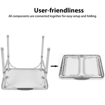 Outdoor Camping Folding Table Picnic Foldable Tables Aluminium Portable BBQ Desk V201-W13314325