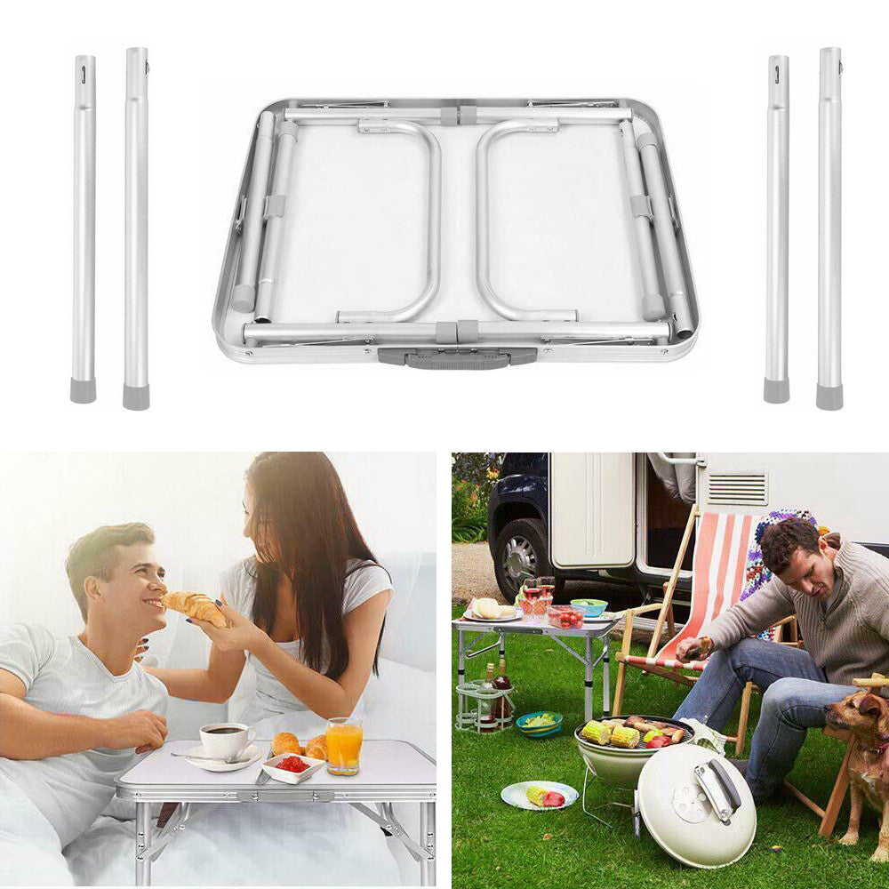 Outdoor Camping Folding Table Picnic Foldable Tables Aluminium Portable BBQ Desk V201-W13314325
