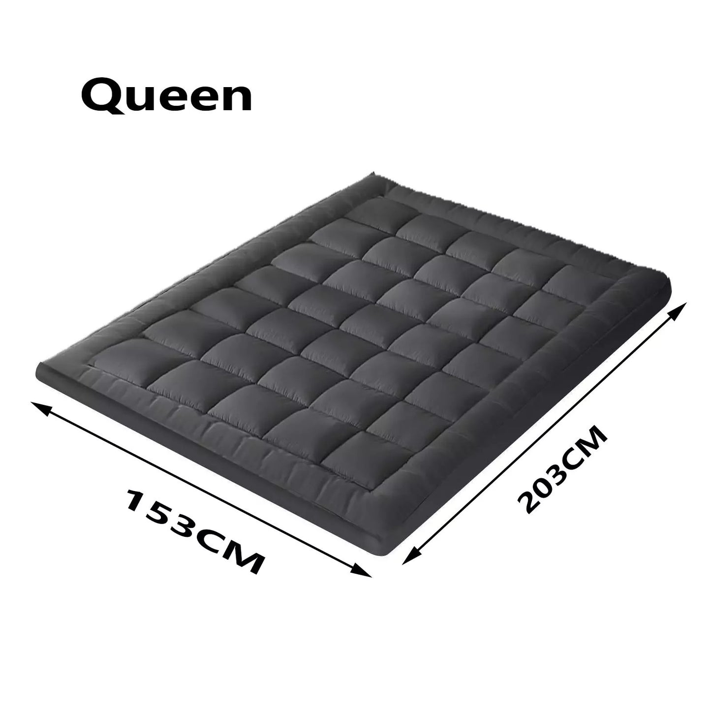 5CM Bedding Luxury Pillowtop Mattress Topper Mat Pad Antibacterial and dust mite-resistant Queen:153*203cm V201-W13326365