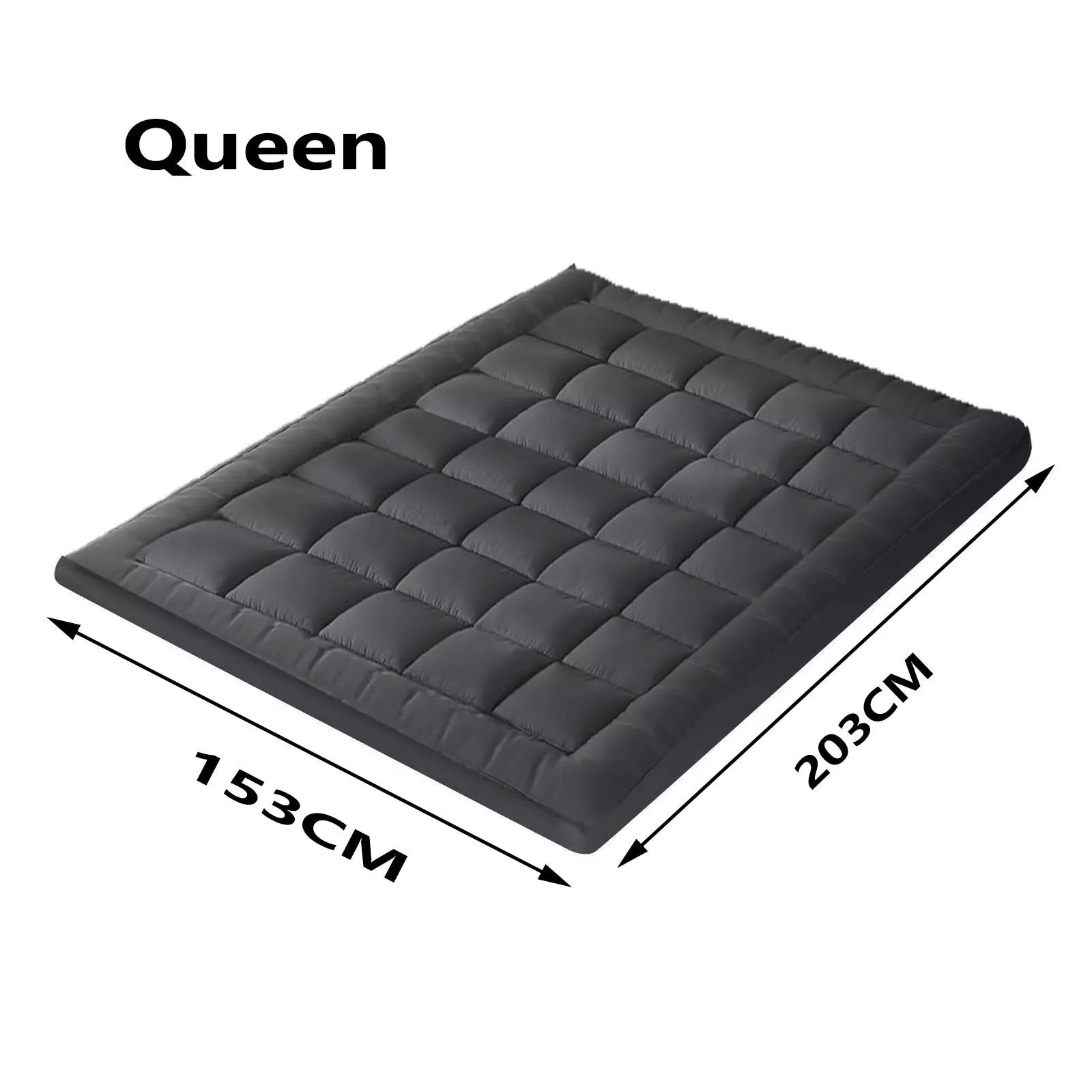 5CM Bedding Luxury Pillowtop Mattress Topper Mat Pad Antibacterial and dust mite-resistant Queen:153*203cm V201-W13326365